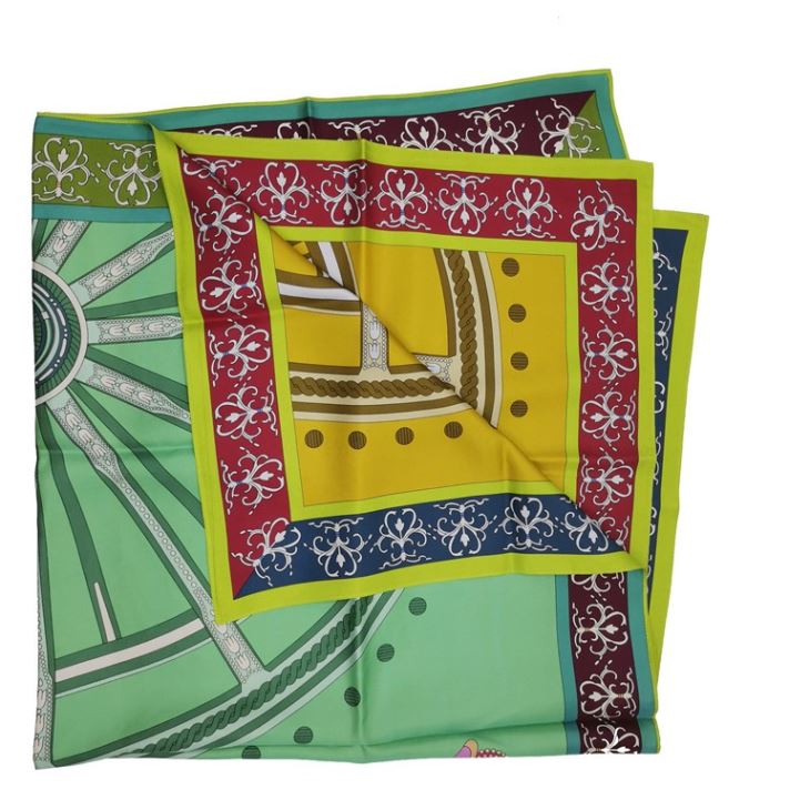Silk Twill Double Sides Digital Print Scarf Silk Twill Double Sides Digital Print Scarf